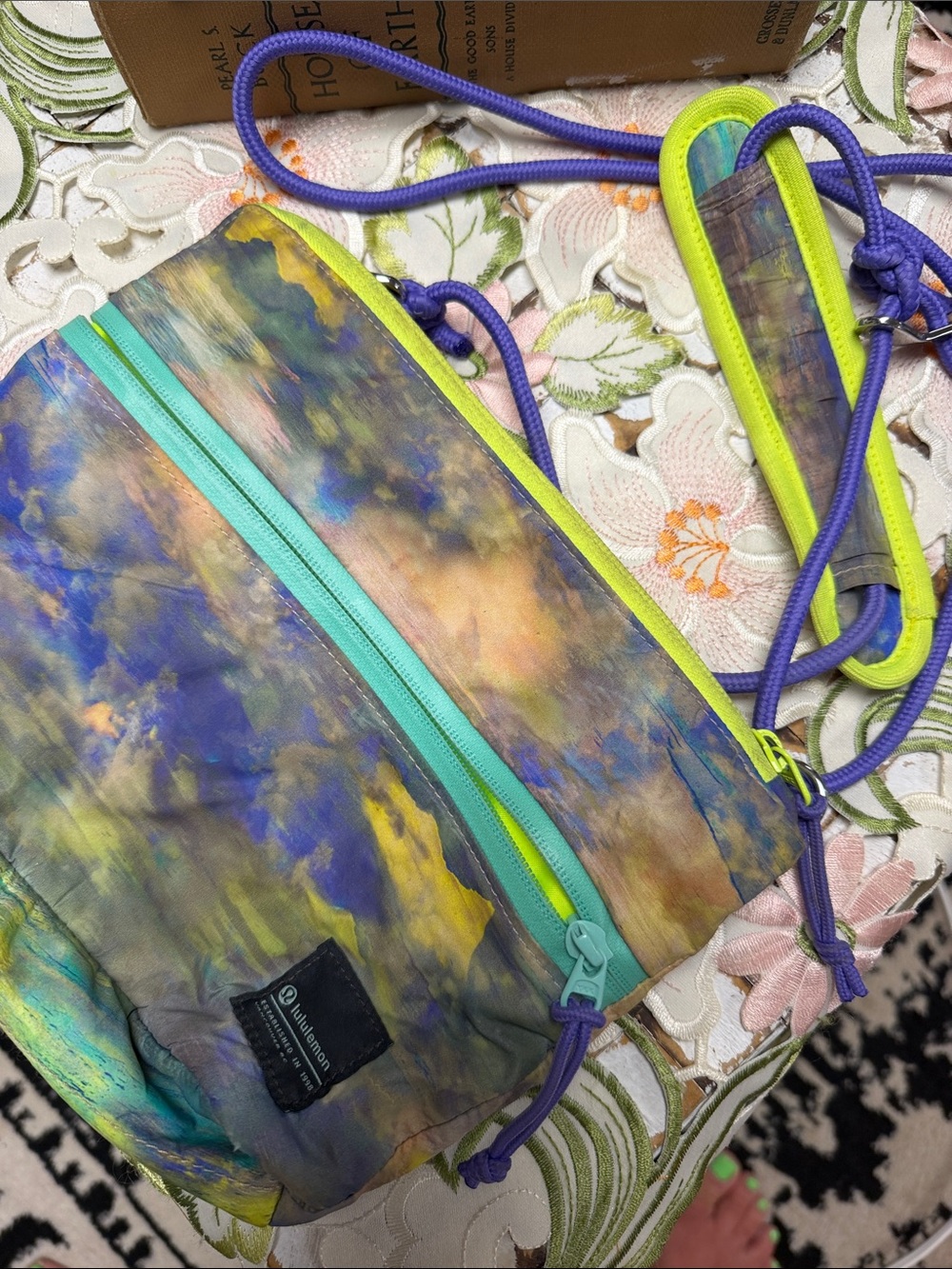 lululemon athletica Multicolor Tie-Dye Crossbody Bag - Neon Accents
